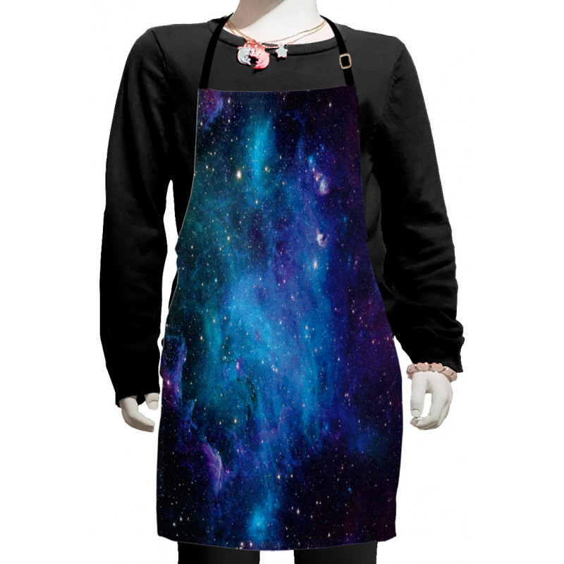 Galaxy Stars in Space Kids Apron