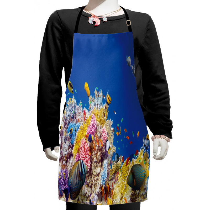 Tropical Corals Fish Kids Apron