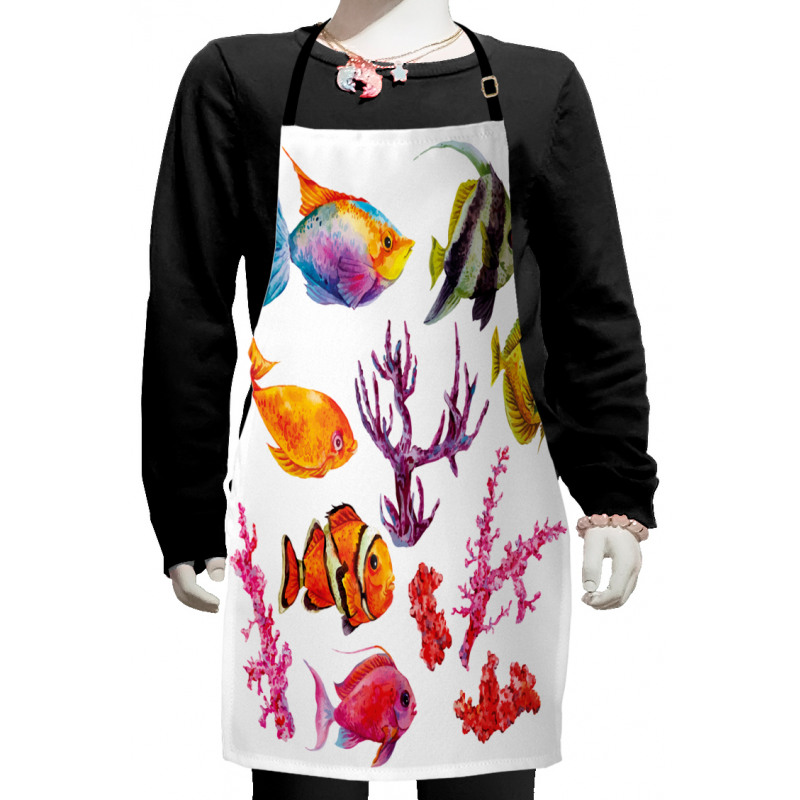 Tropic Life Seaweed Coral Kids Apron