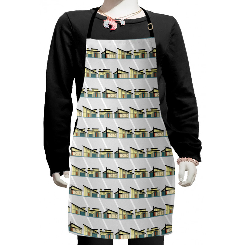 Geometric Modern Architecture Kids Apron