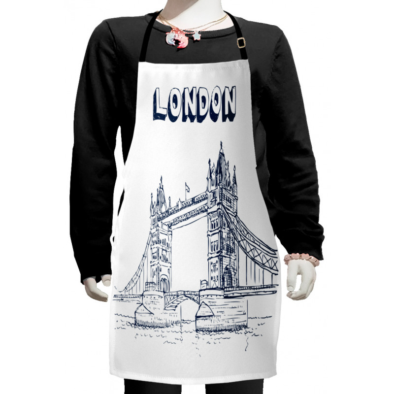 Europe Big Ben Landmark Kids Apron