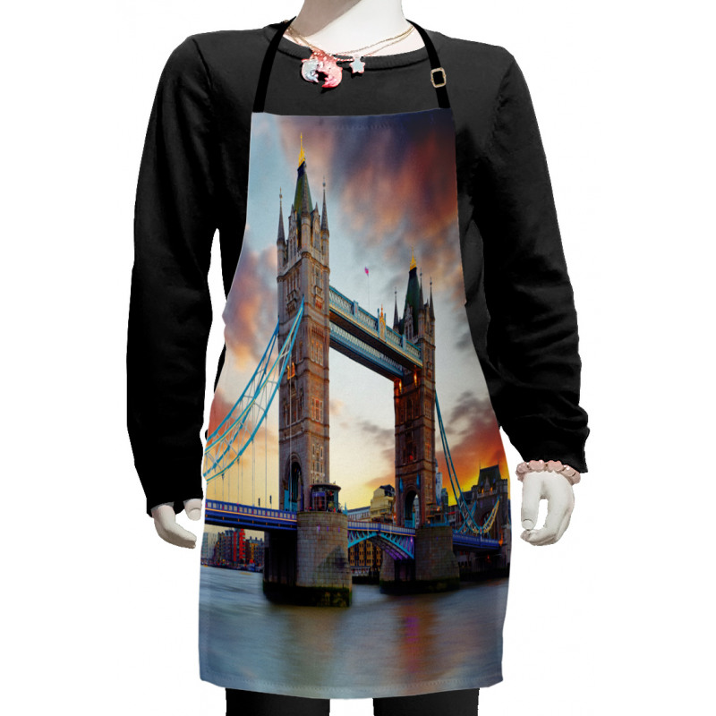 Historical Tower Bridge Kids Apron