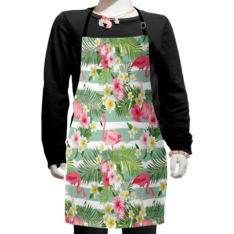 Exotic Hawaiian Leaf Kids Apron