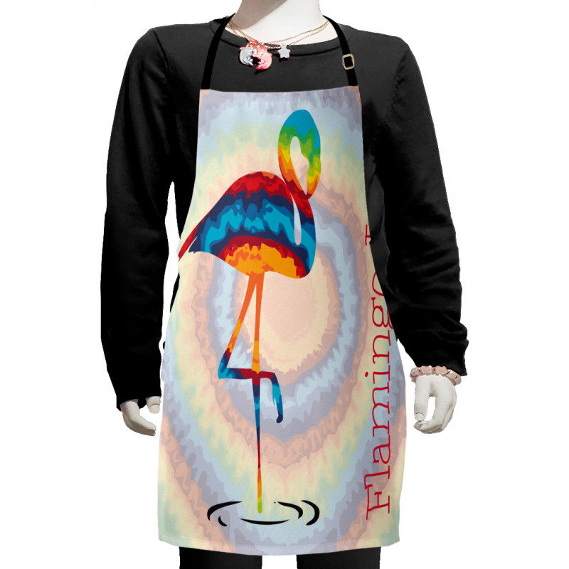 Rainbow Colored Birds Kids Apron