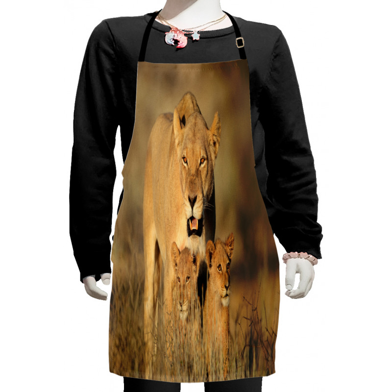 Safari Lions Wilderness Kids Apron