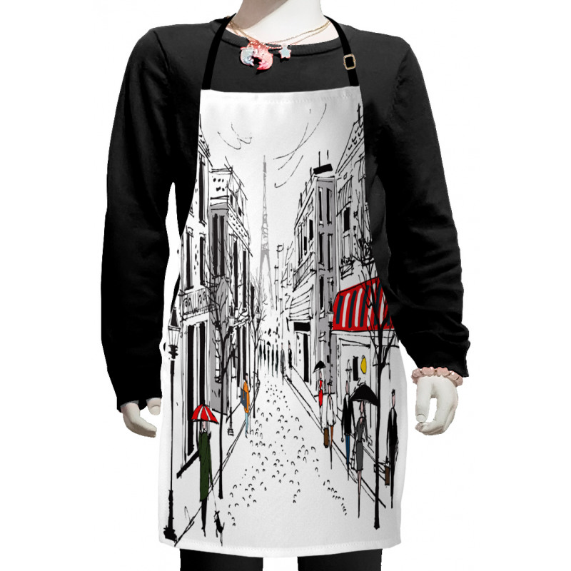 Paris Eiffel Tower Kids Apron