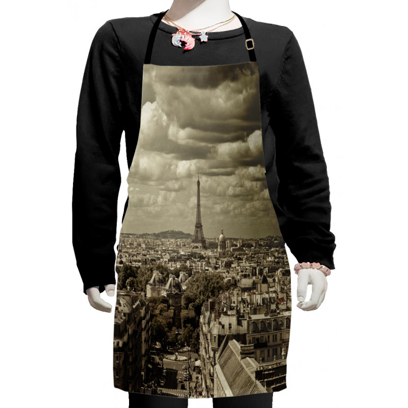 City Skyline of Paris Kids Apron