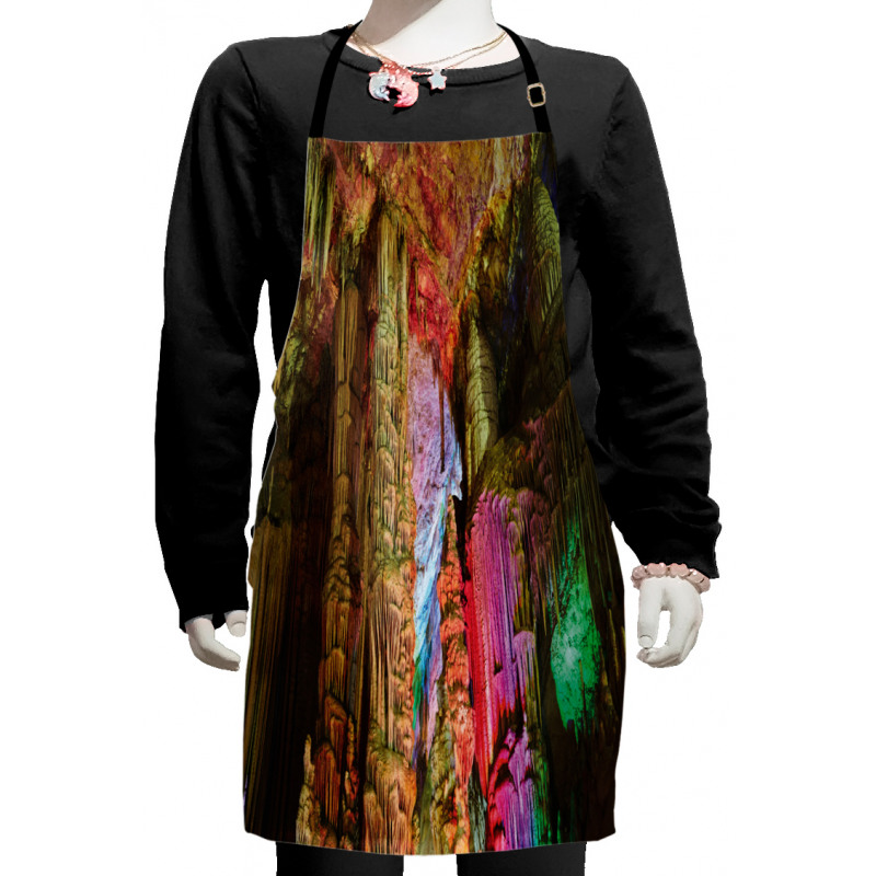 Geologic Cistern Rain Kids Apron