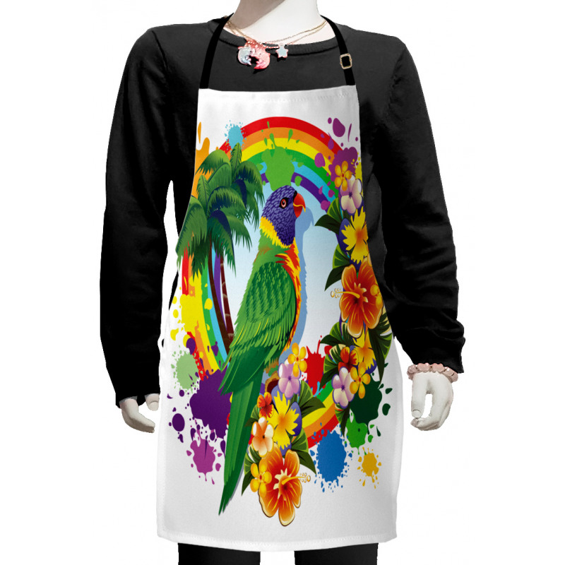 Palms Tropical Plants Kids Apron