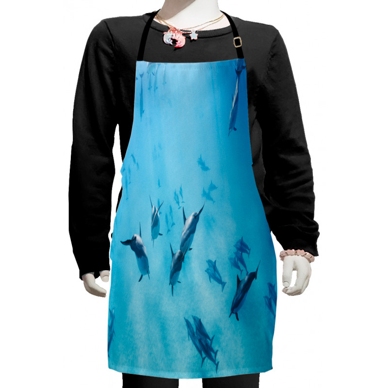 Dolphins Hawaii Ocean Kids Apron