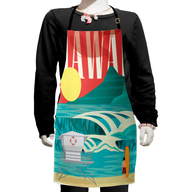 Hawaii Holiday Coast Kids Apron