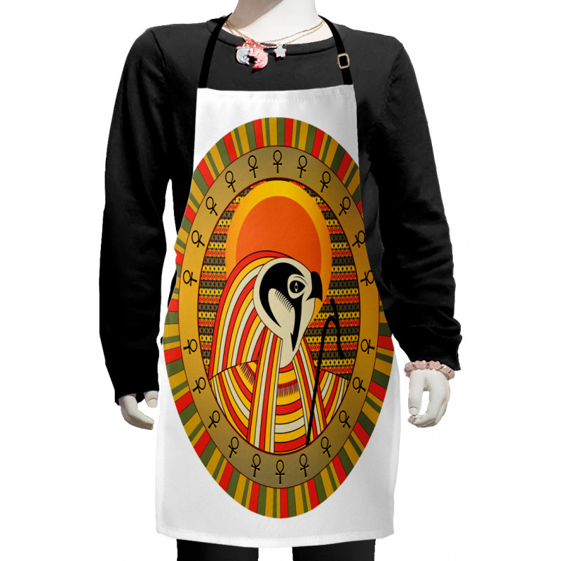 Ancient Sun Figure Kids Apron