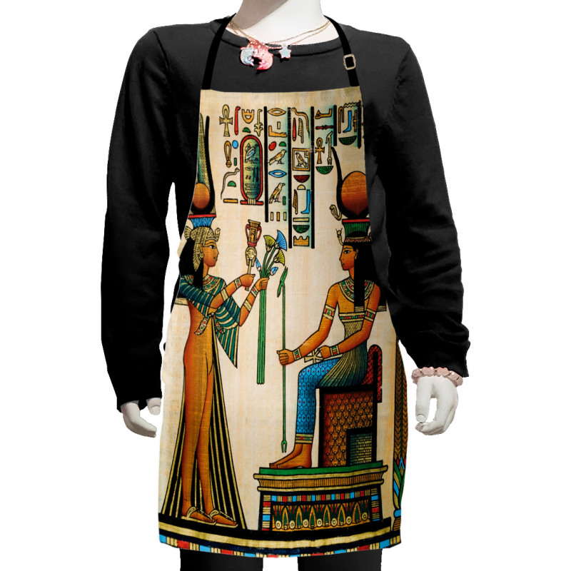 Old Egyptian Papyrus Kids Apron