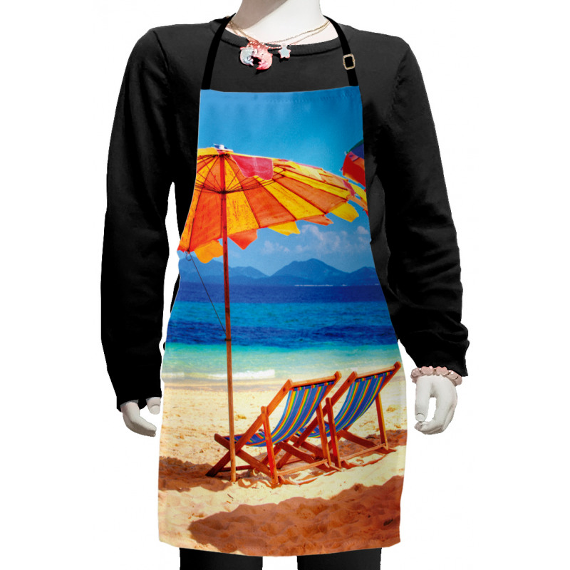 Sea of Thailand Beach Kids Apron