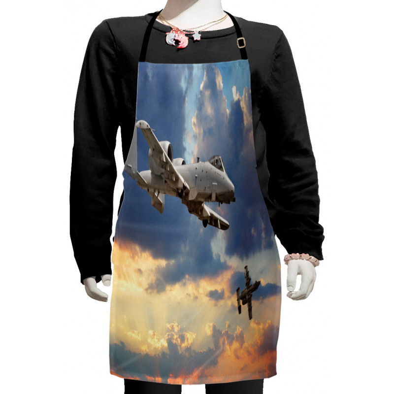 Aviataion Theme Design Kids Apron