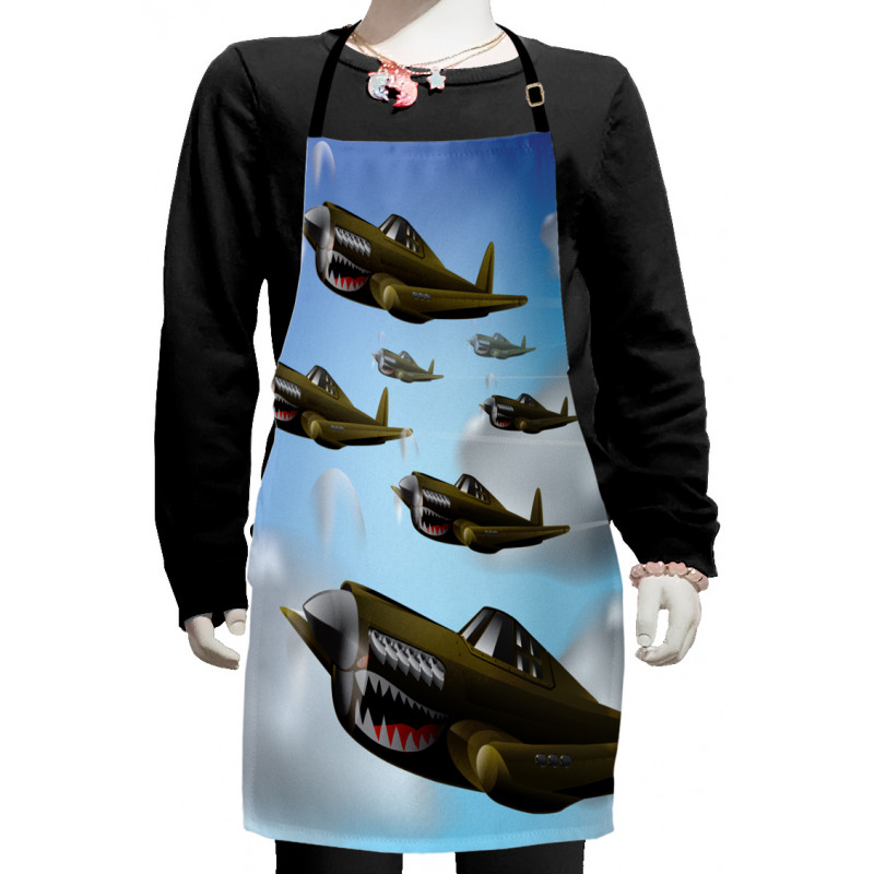 Aircrafts up in Air Kids Apron