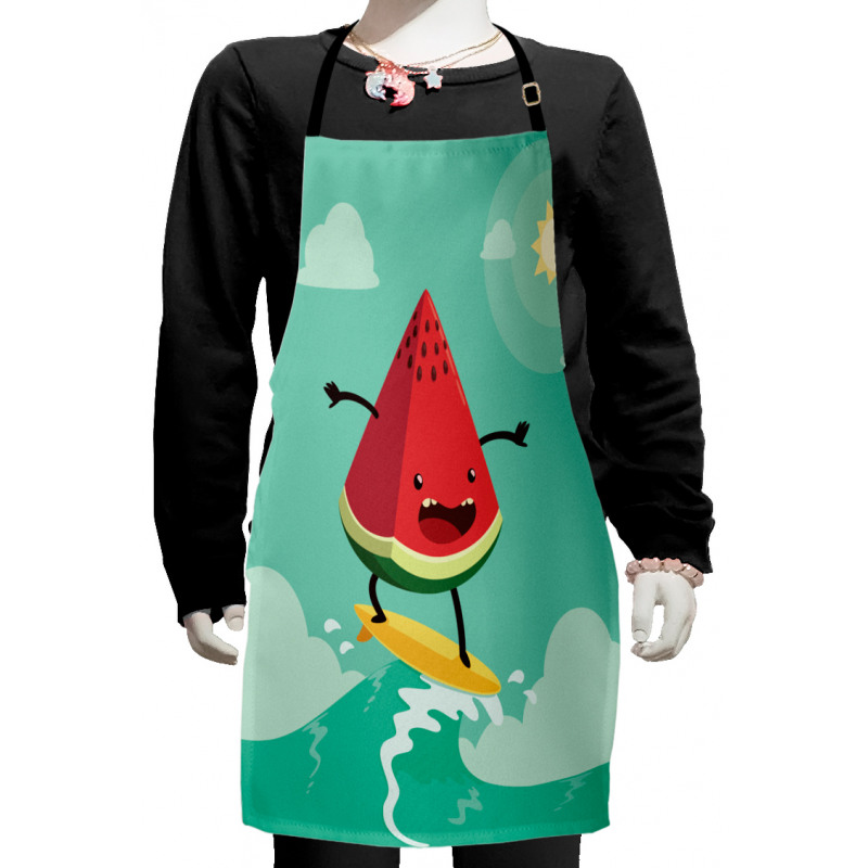 Watermelon on the Waves Kids Apron