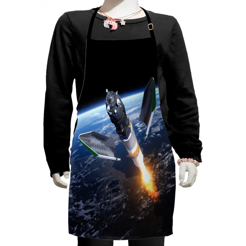 Spacecraft Cosmos Kids Apron