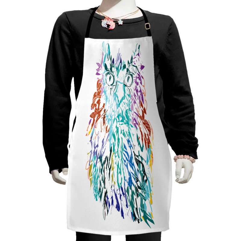 Feathers Eyes Vision Kids Apron