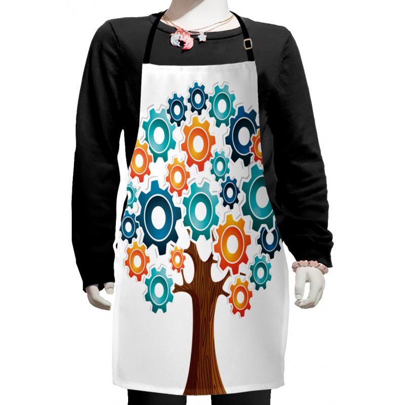 Innovation Gears Tree Kids Apron