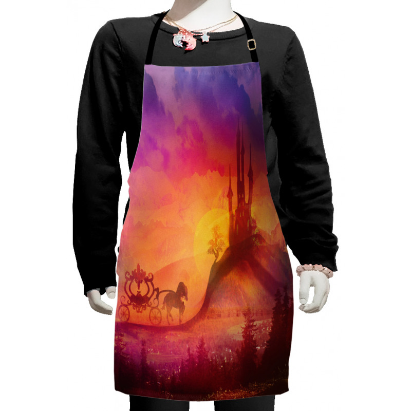 Medieval Castle Kingdom Kids Apron