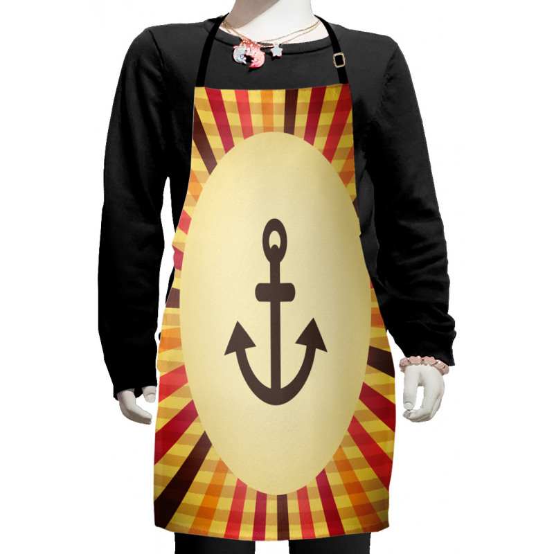 Pop Art Sailing Anchor Kids Apron