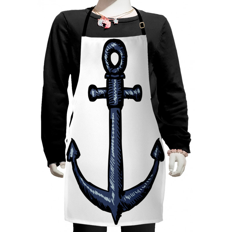 Nautical Anchor Safety Kids Apron