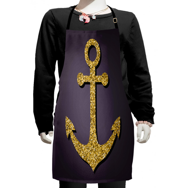 Anchor Pattern Tranquil Kids Apron