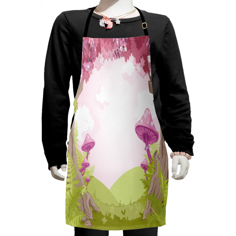 Fairytale Land Blooms Kids Apron