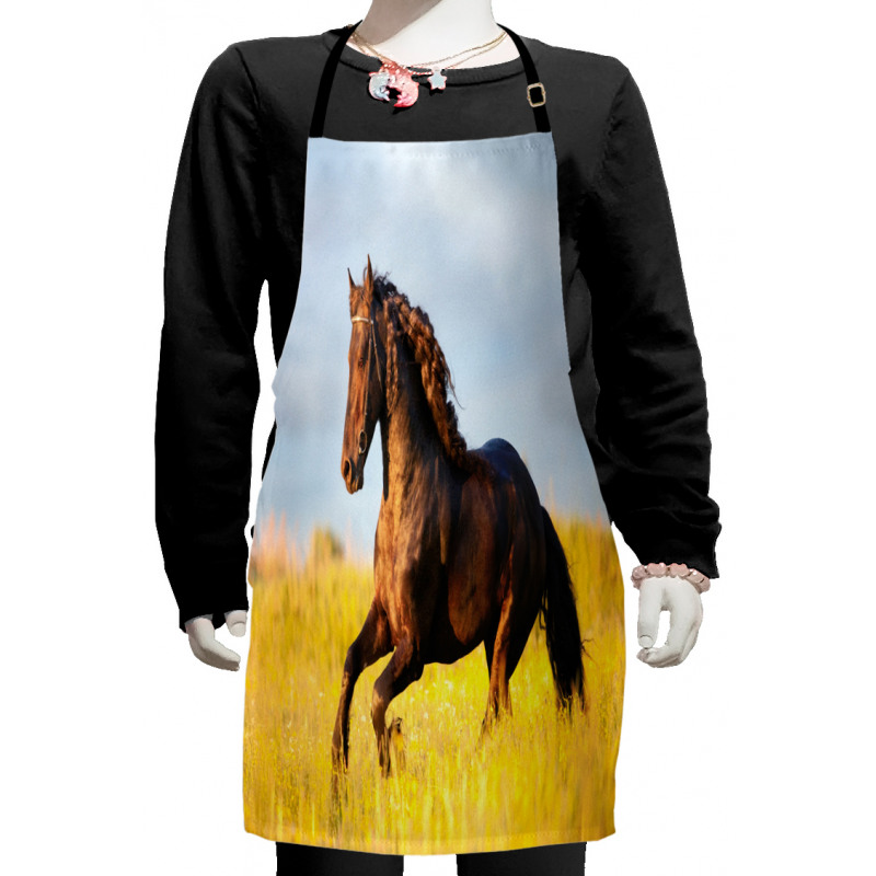 Meadow Mystery Horse Kids Apron