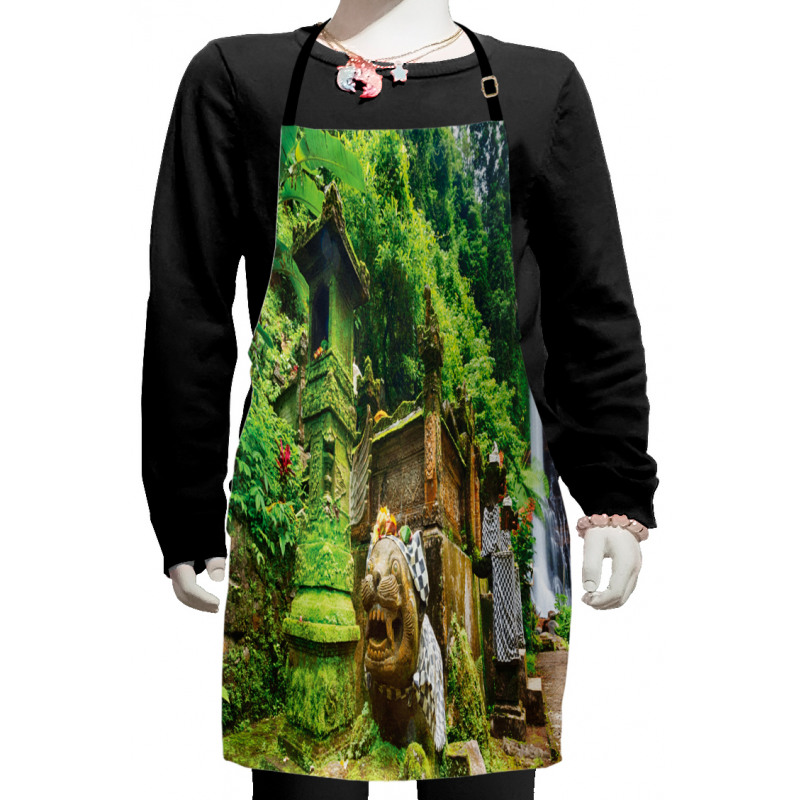 Waterfall Rainforest Kids Apron