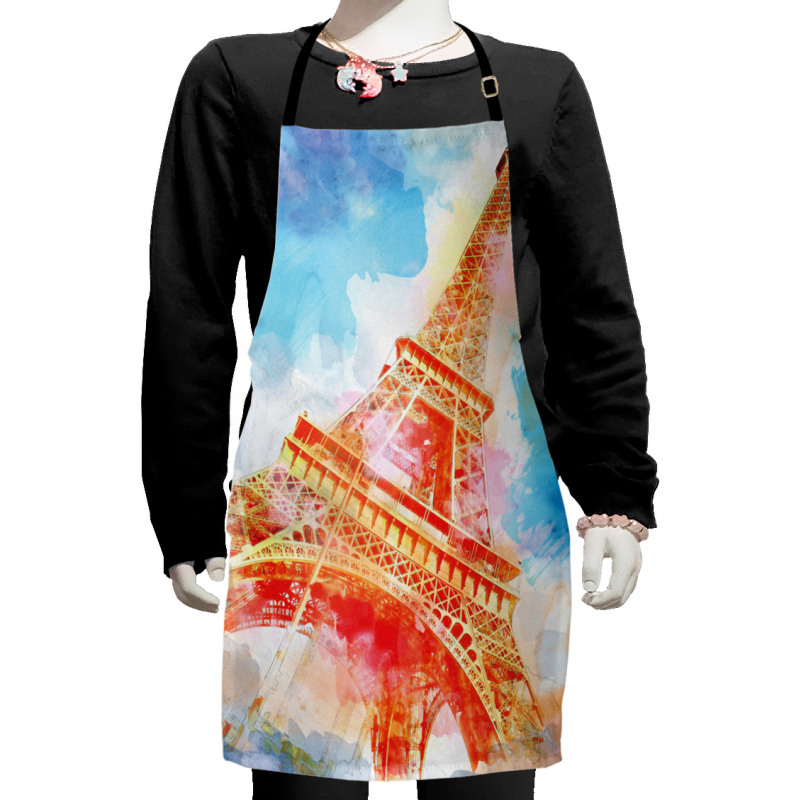 Eiffel Tower Kids Apron