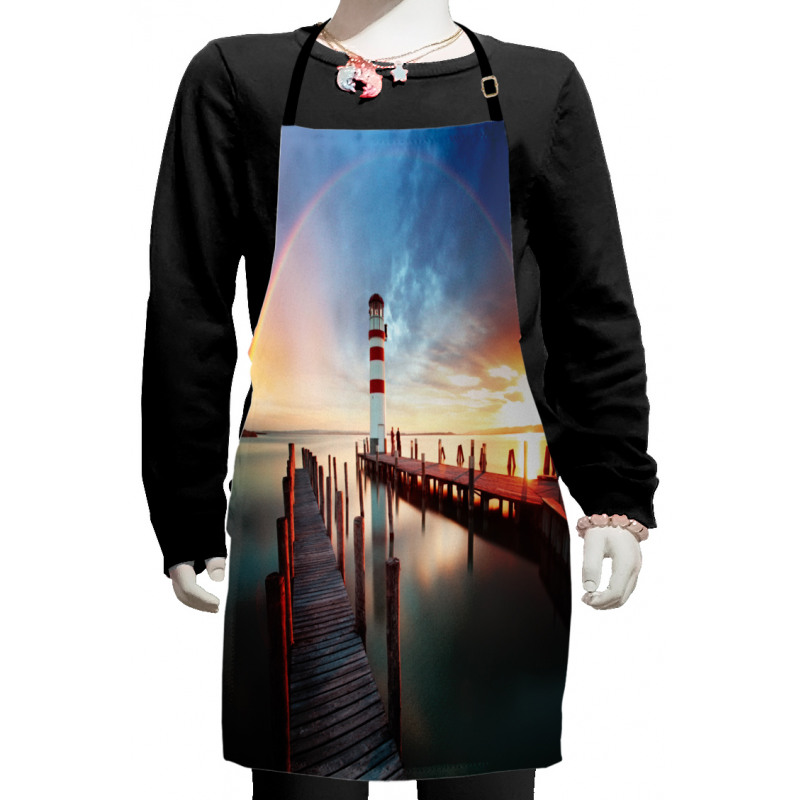 Clouds Sunset at Sea Kids Apron