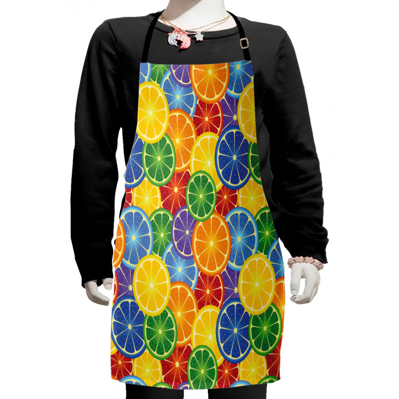 Tropic Orange Fruit Kids Apron