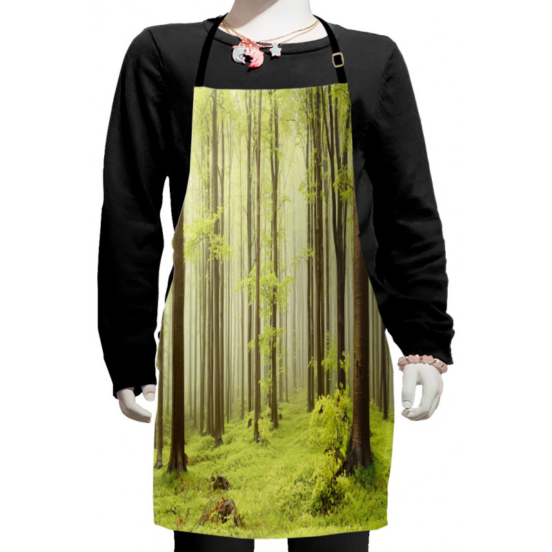 Misty Spring Nature Kids Apron