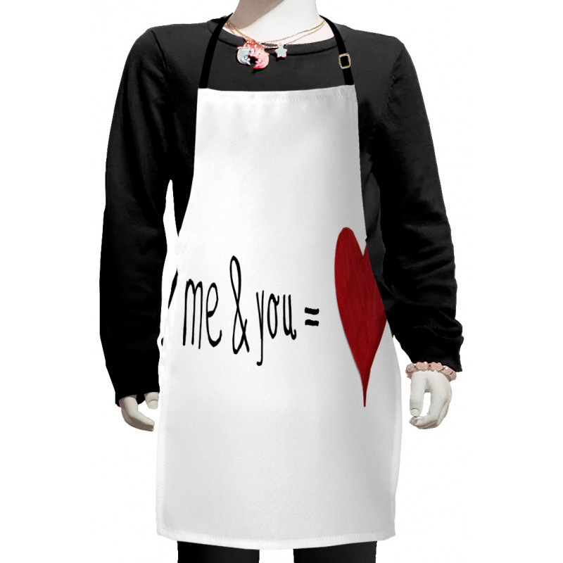 Words Affection Romance Kids Apron