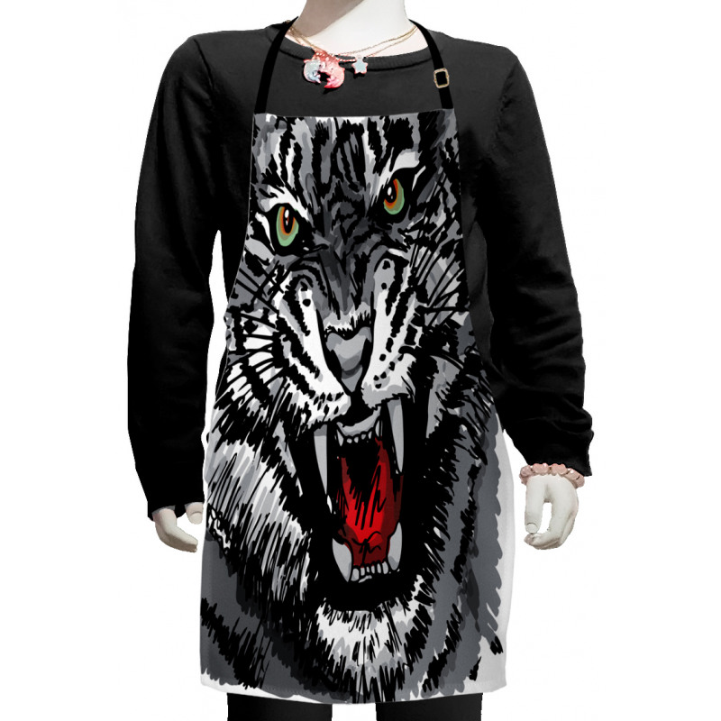 Tiger Roars Kids Apron