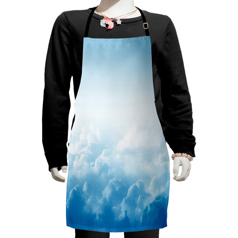 Peaceful Fluffy Clouds Kids Apron