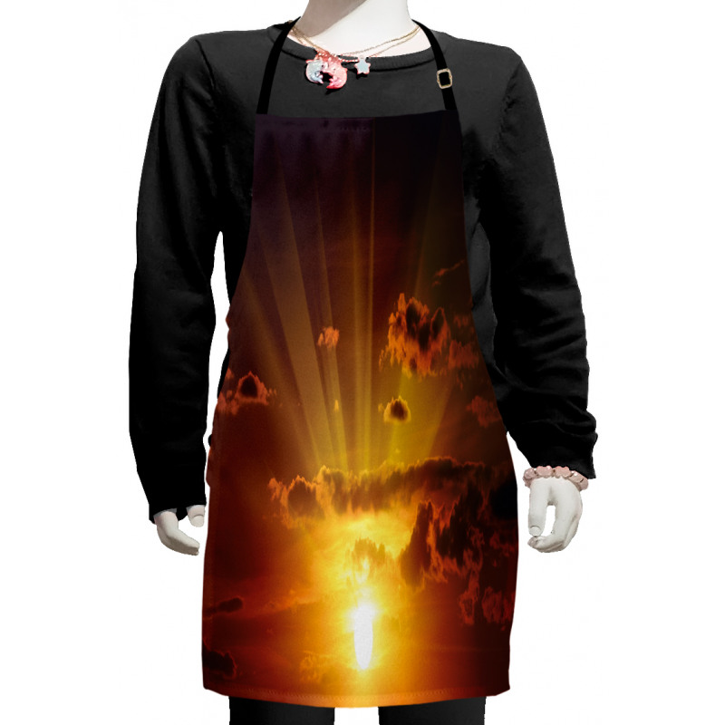 Burning Sunset Kids Apron