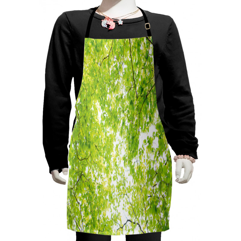 Nature Summertime Green Kids Apron