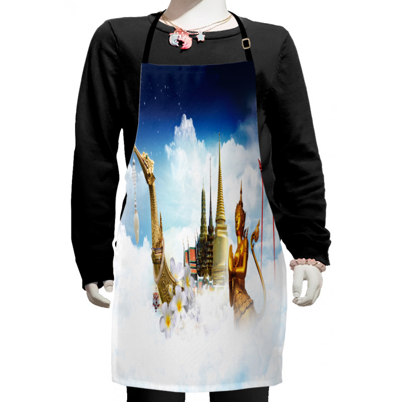 Thailand Famous Statues Kids Apron