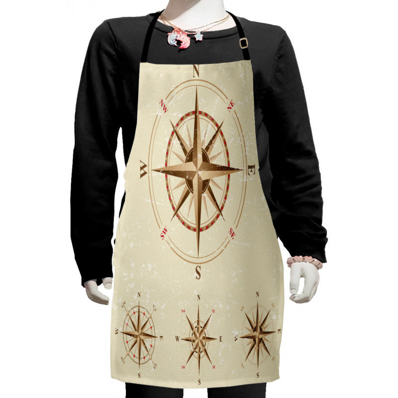 Compass Nautical Retro Kids Apron