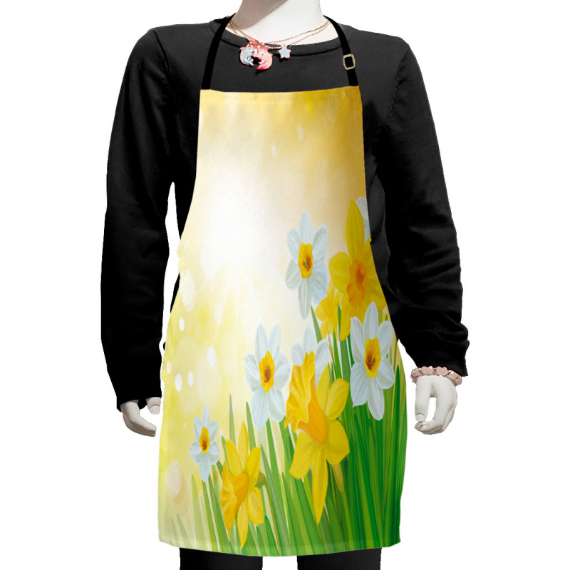 Flower Garden in Summer Kids Apron