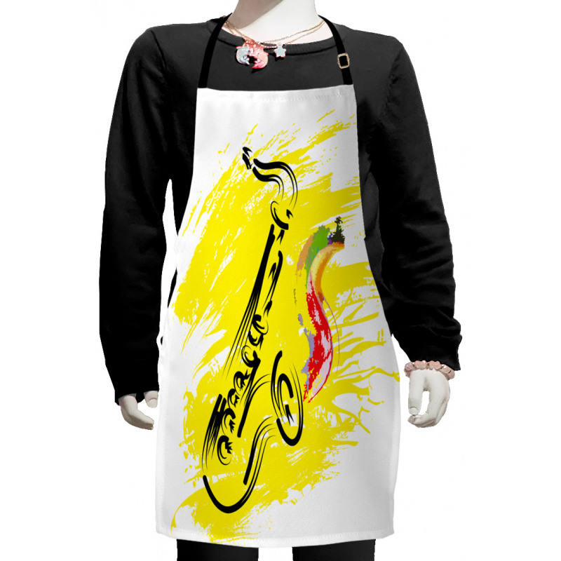 Jazz Saxophone Kids Apron