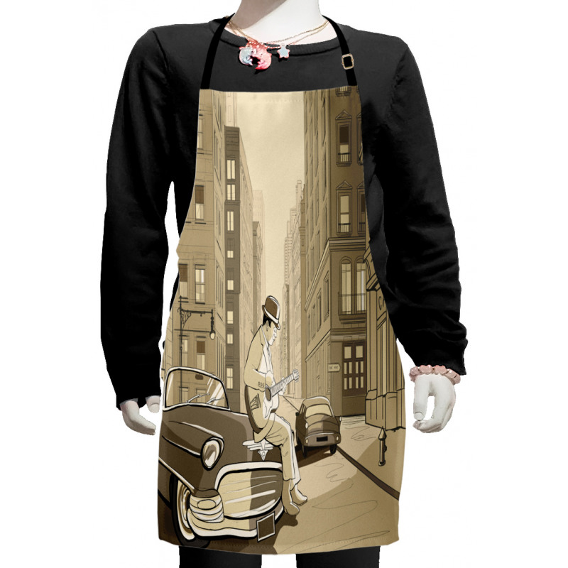 Old Street of New York Kids Apron