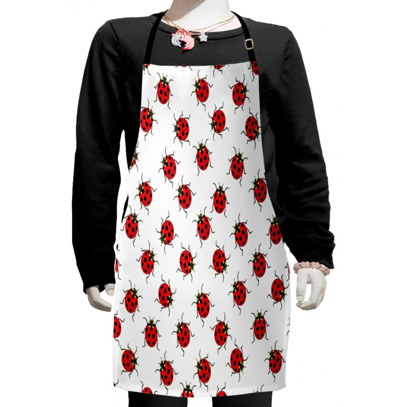 Ladybugs Patterns Kids Apron