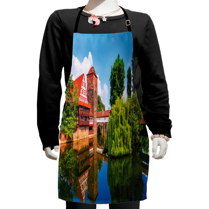 Summer View German Town Kids Apron