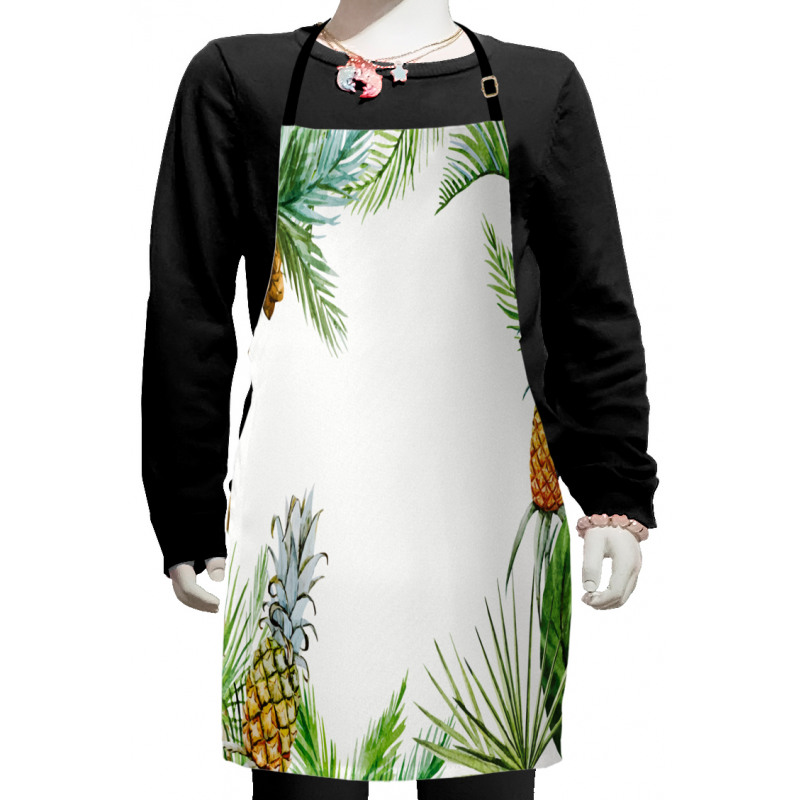 Exotic Palm Trees Kids Apron