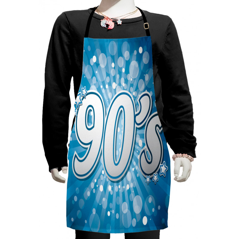 90s Pop Art Star Retro Kids Apron