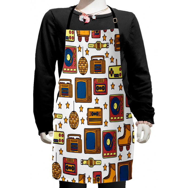 90s Theme Retro Kids Apron